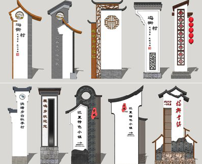 民权美丽乡村标识标牌有哪些分类？