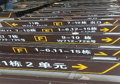 民权广告标识中，常见的几种安装方式。